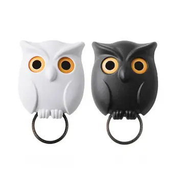 Магнитный держатель для ключей Owl Night Wall, 1 шт, Магниты удерживают брелок для ключей Owl, который откроет глаза, подарки для украшения дома