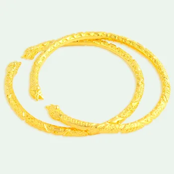 Африканский женский Золотой модный браслет Регулируемого размера, Браслет золотого цвета, ювелирные подарки