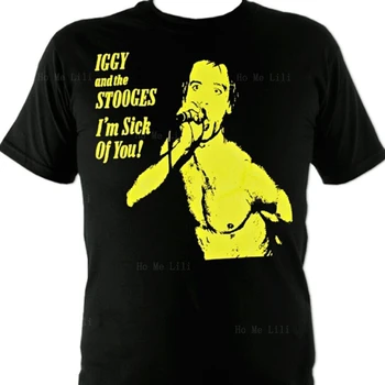 Топовая дизайнерская футболка 2023 года Iggy And The Stooges I'M Sick Of You на заказ высокого качества