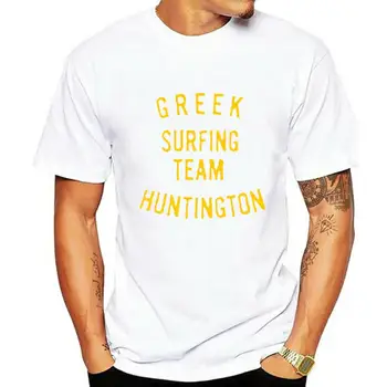 Винтажная футболка для серфинга Greek Surfing Team Huntington 1963